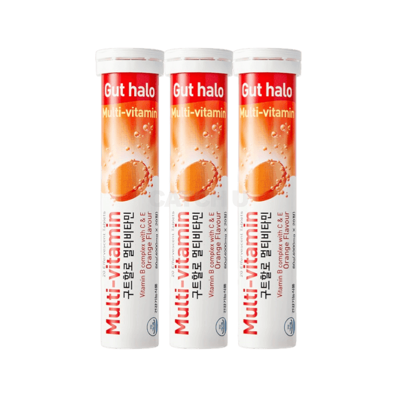 구트할로 멀티비타민 오렛지맛, 20정, 80g, 3개