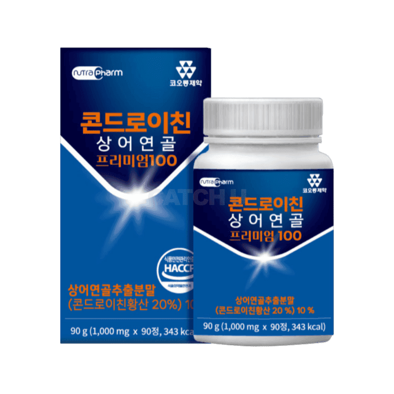 코오롱제약 콘드로이친 상어연골 프리미엄 100, 90정, 1개