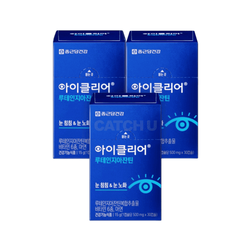 아이클리어 루테인지아잔틴, 30정, 3개