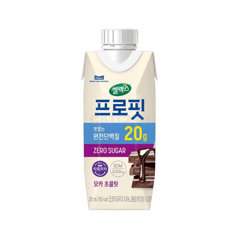 셀렉스 프로핏 모카 초콜릿 드링크 믹스 RTD, 250ml, 6개