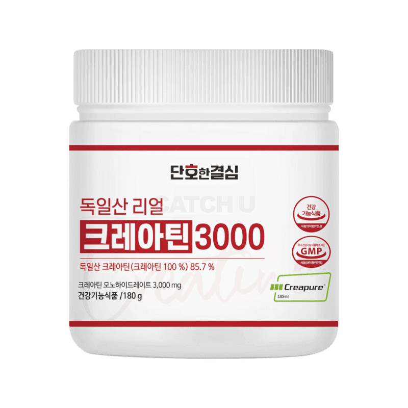 단호한결심 크레아틴 독일 모노 하이드레이트 3000mg, 1개, 180g