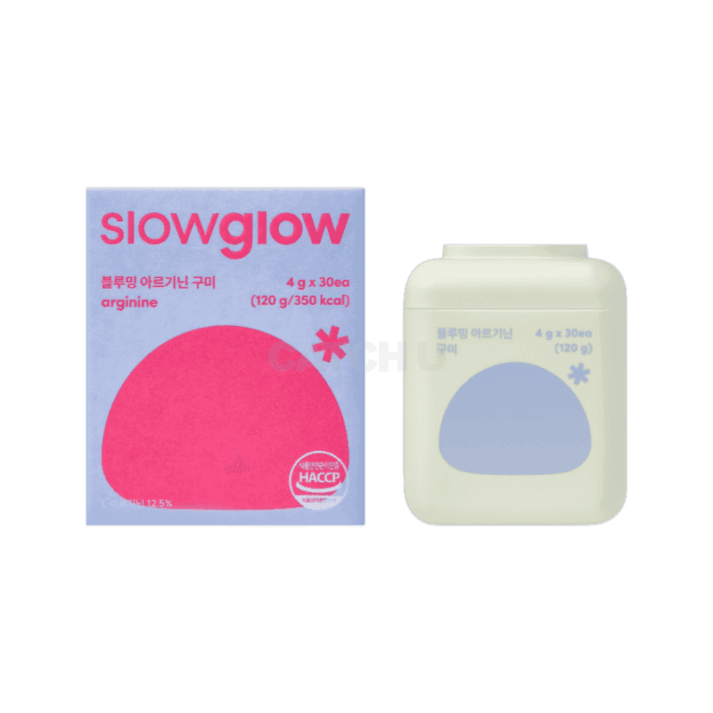 슬로우글로우 블루밍 아르기닌 구미 4g, 30정, 1개