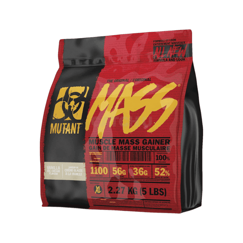 뮤턴트 더 오리지널 머슬 매스 게이너 바닐라 아이스크림, 1개, 2.27kg