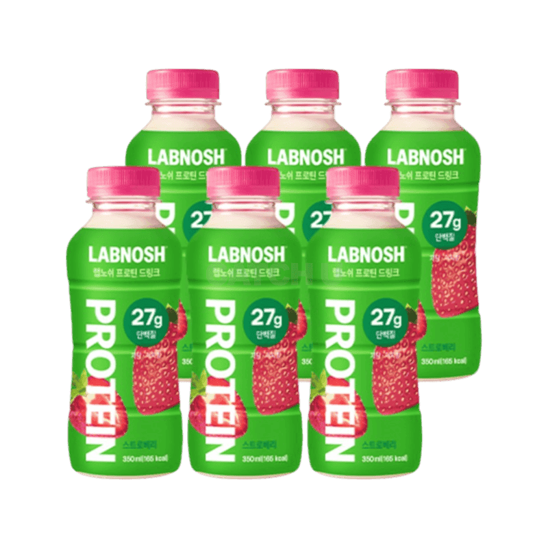 랩노쉬 프로틴 드링크 스트로베리, 350ml, 6개