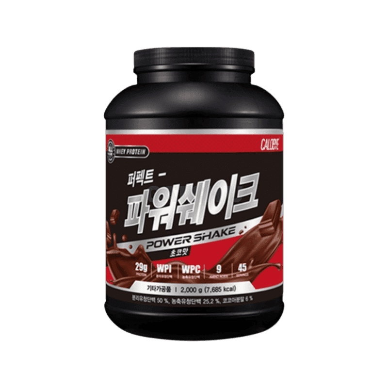 칼로바이 퍼펙트 파워쉐이크 초코맛 단백질보충제, 1개, 2kg
