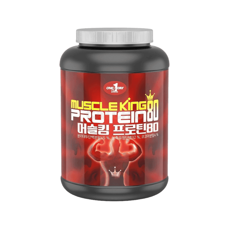 원데이뉴트리션 머슬킹 80 프로틴 헬스 보충제, 2kg, 1개