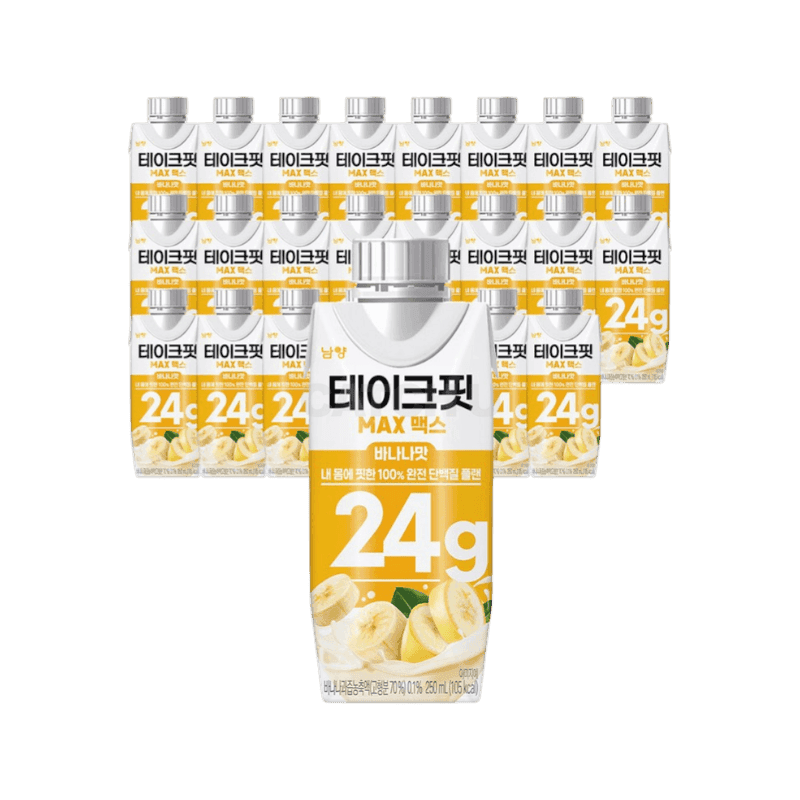 테이크핏 맥스 단백질 드링크 바나나맛, 250ml, 24개