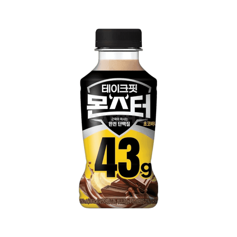테이크핏 몬스터 초코바나나 근육이 마시는 완전 단백질, 350ml, 1개