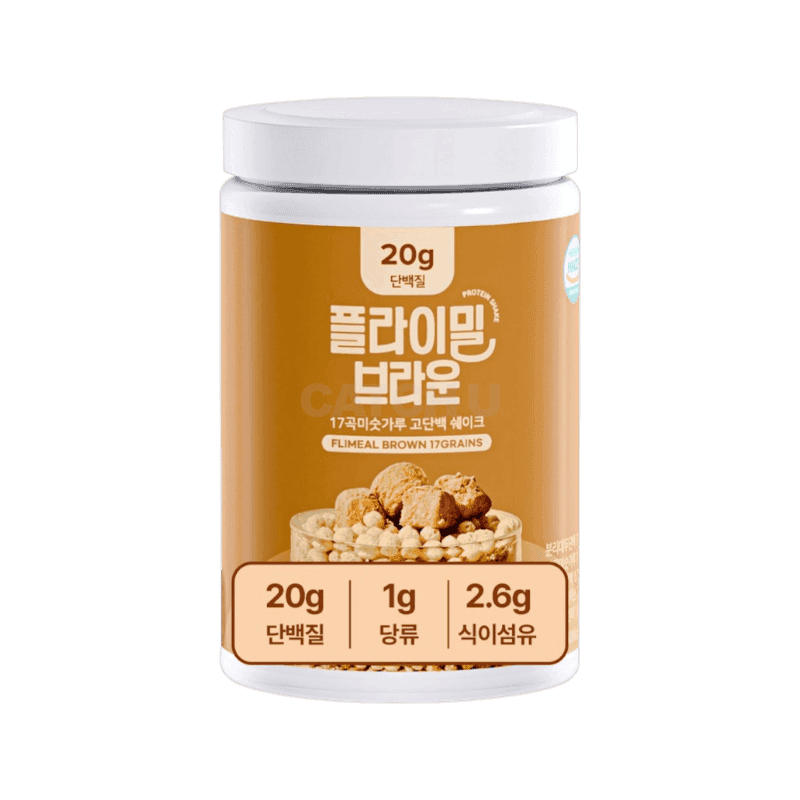 플라이밀 단백질 쉐이크 브라운 미숫가루맛 대용량, 630g, 1개