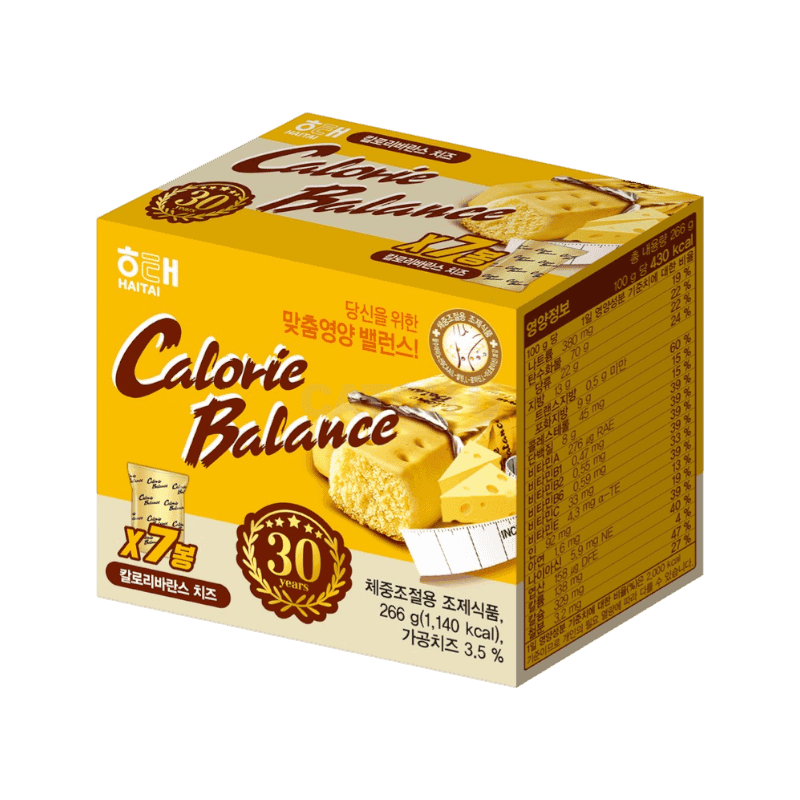 해태제과 칼로리 바란스 치즈 7p, 266g, 1개