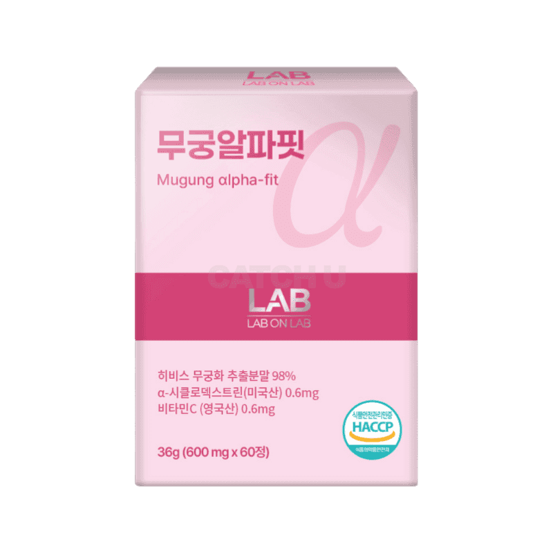 랩온랩 무궁 알파 핏 히비스 무궁화 추출물 알파CD, 1개, 60정