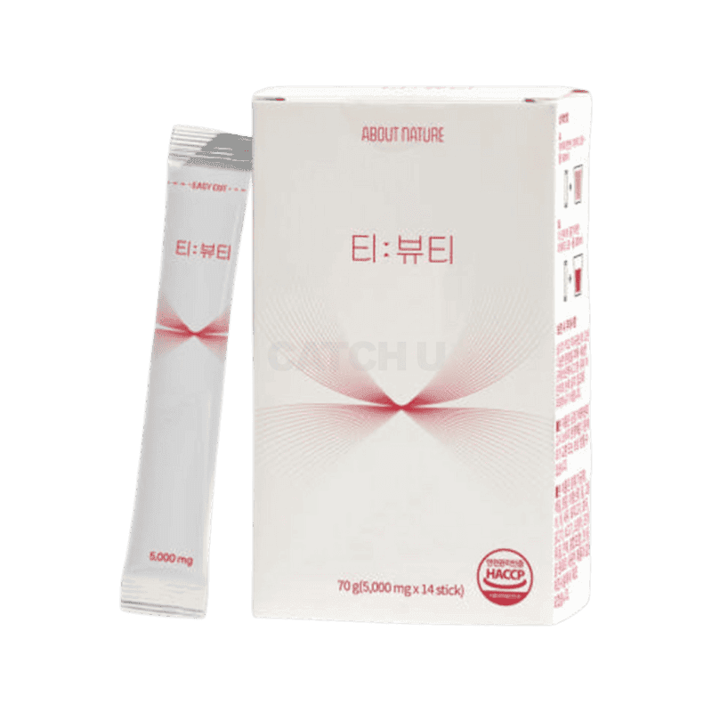 티뷰티 카페인없는 제로 칼로리 호박 팥 히비스커스 아르기닌 유산균 홍삼 차 14스틱, 1개, 5g