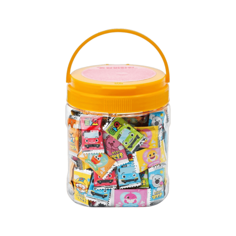 위클 뽀로로 핑크퐁 아기상어 타요 비타민 CD 아연 혼합 캔디 400g(약180정) 1개, 180정