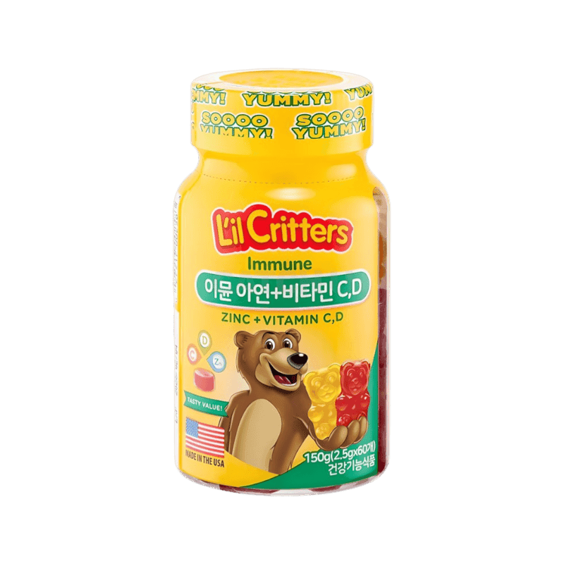 릴크리터스 이뮨 아연+비타민 C D, 60정, 1개