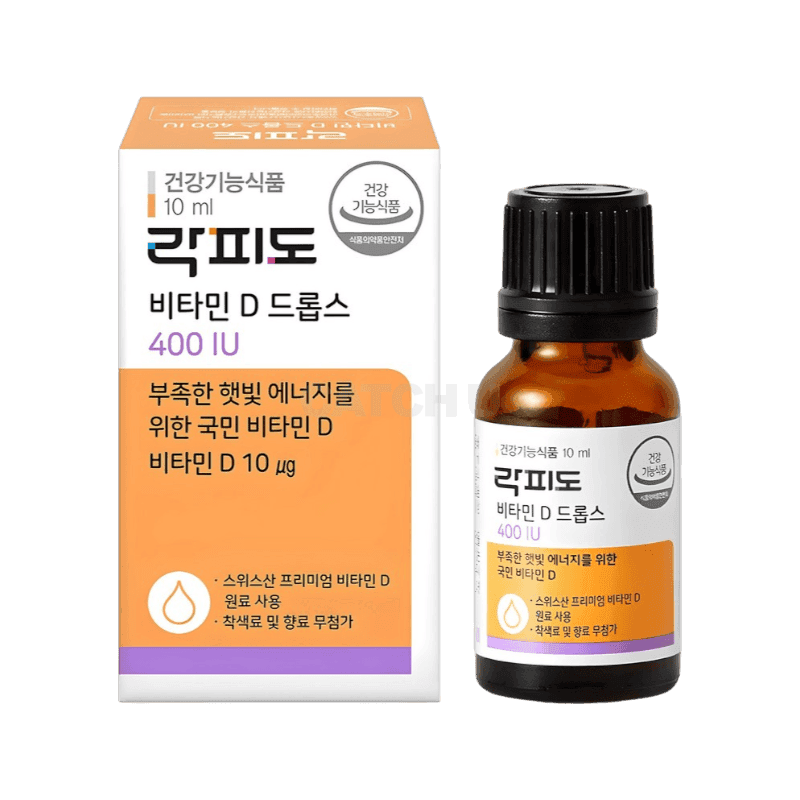 락피도 비타민D 드롭스 400IU, 10ml, 1개