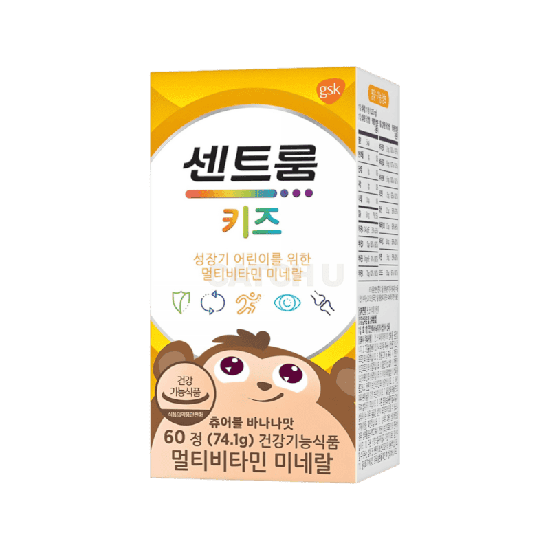 센트룸 키즈 멀티비타민 미네랄, 60정, 1개