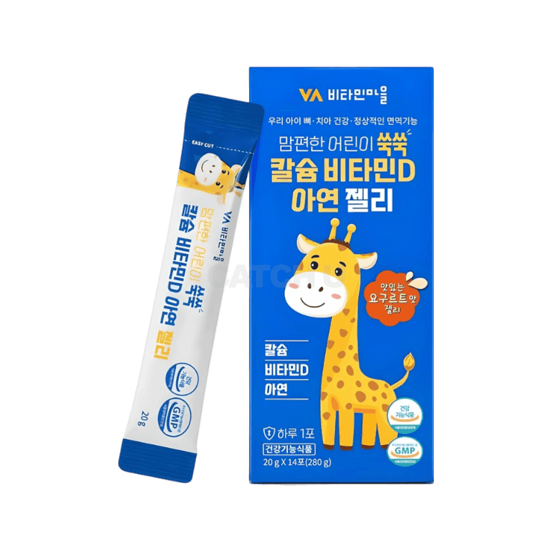 비타민마을 맘편한 어린이 쑥쑥 칼슘 비타민D 아연 젤리, 280g, 1개