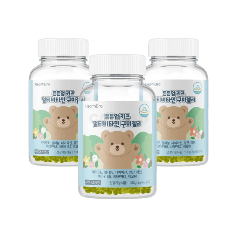 튼튼업 키즈 멀티비타민 구미젤리, 3개, 60정