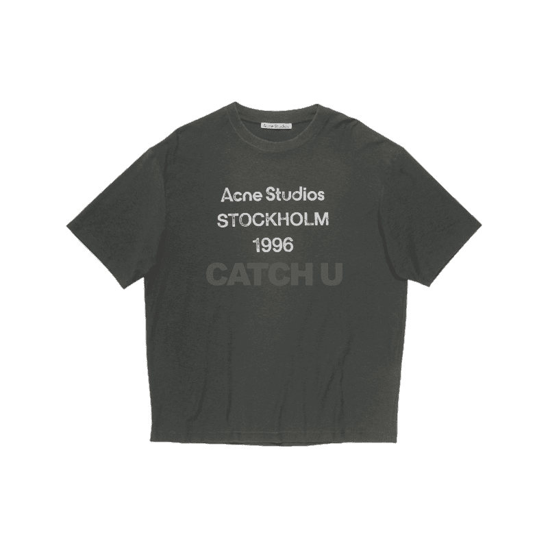 아크네스튜디오 로고 티셔츠 - 릴랙스핏 CL0196-BM0