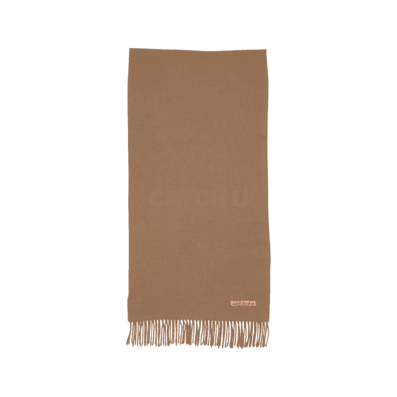 아크네스튜디오 프린지 울 스카프 - 슬림 CA0210-59C