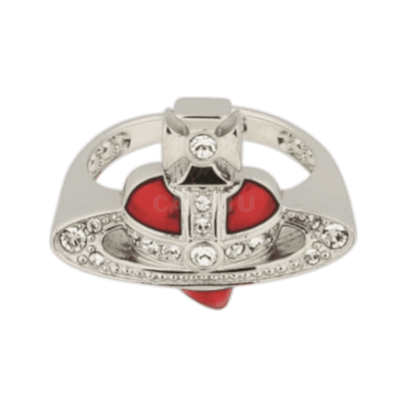 비비안웨스트우드 뉴 디아망테 하트 반지 VPTCJW3006