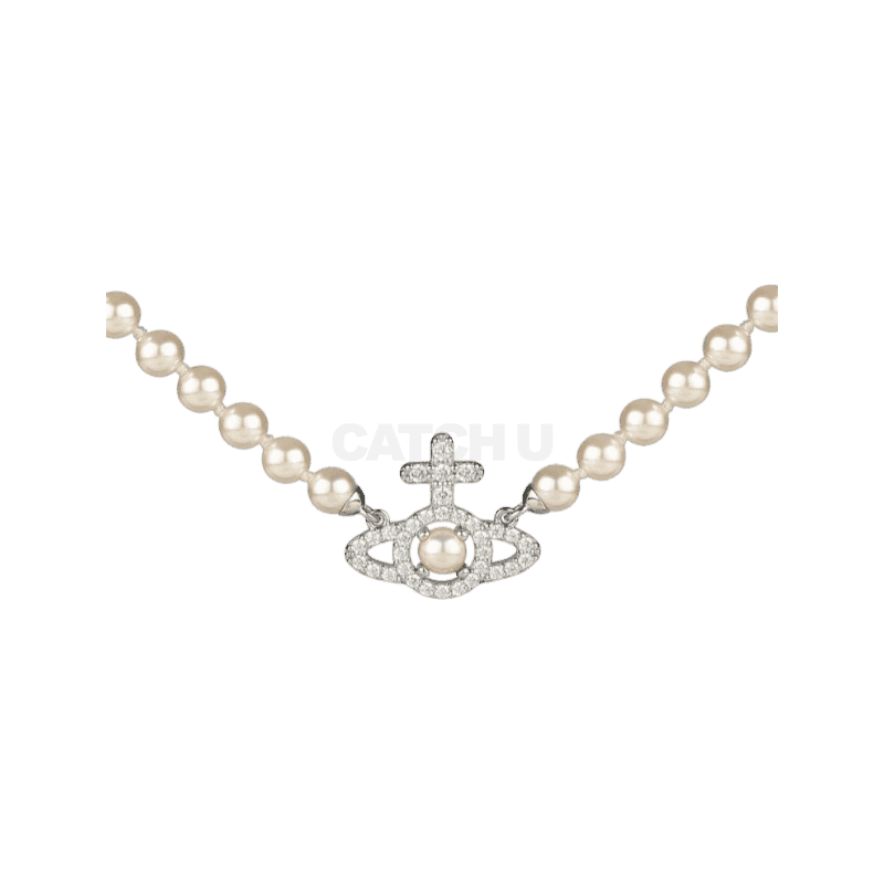 비비안웨스트우드 올림피아 펄 목걸이 VPSCJW0005