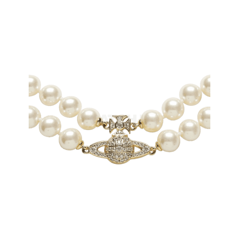 비비안웨스트우드 그라지엘라 펄 초커 목걸이 VPSCJW0008