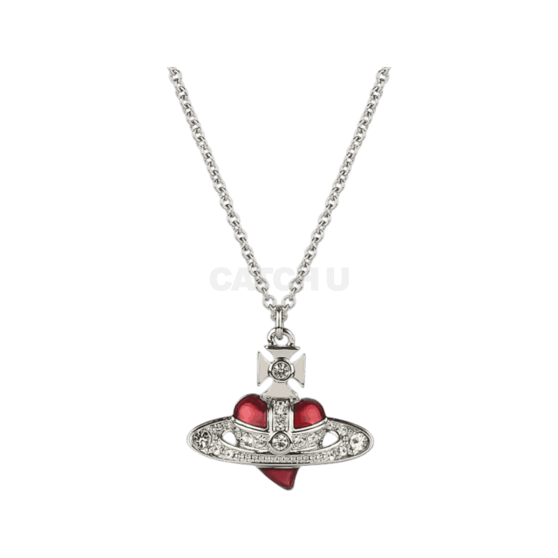 비비안웨스트우드 뉴 디아망테 하트 목걸이 VPSCJW0027