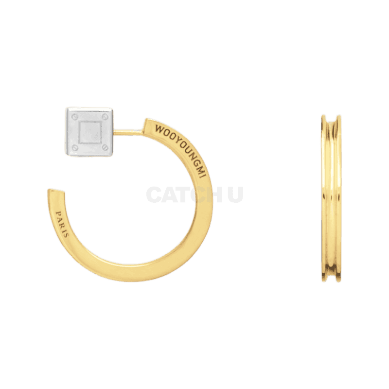 우영미 오픈 서클 골드 이어링 JNYNER08002Y 00