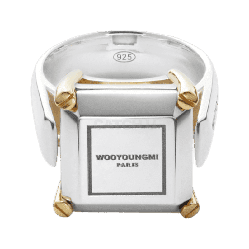 우영미 아폴로 스퀘어 링 JNYNRG01003T XS, S, M, L, XL, XXL