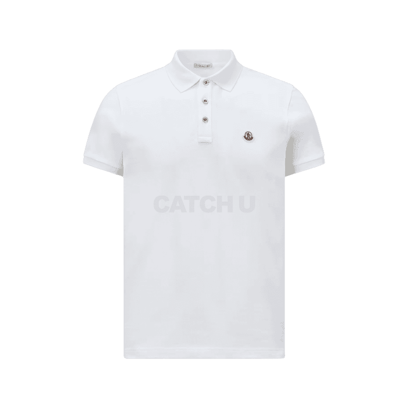 몽클레어 로고 패치 코튼 폴로 셔츠 K10918A0003084556