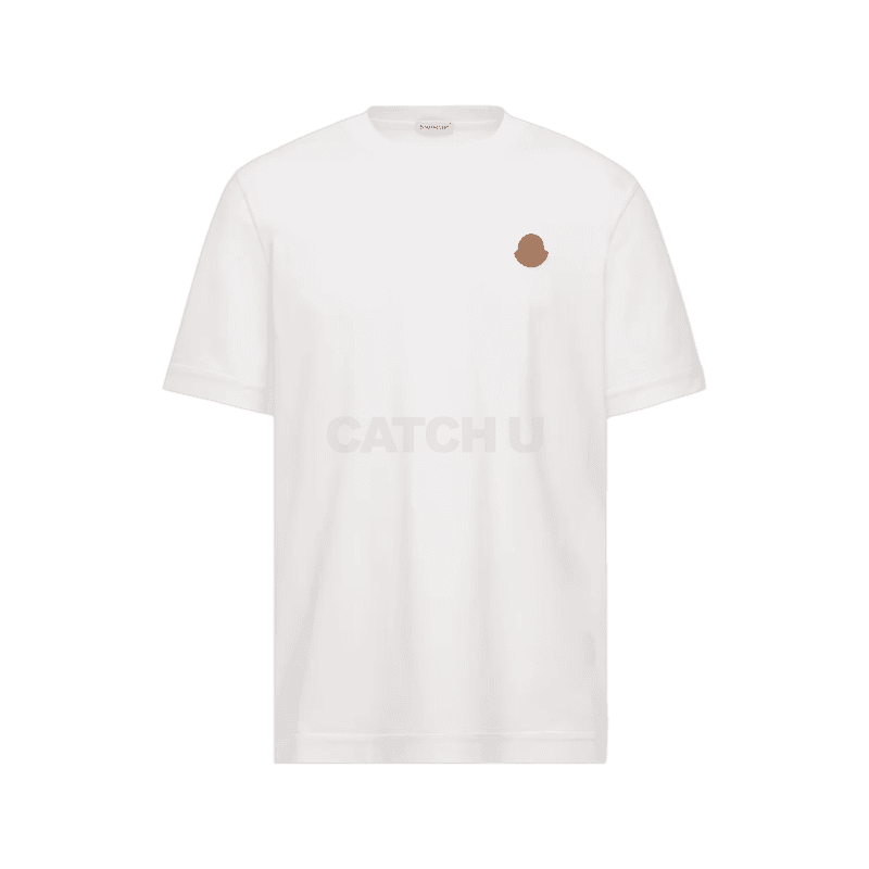 몽클레어 로고 패치 코튼 티셔츠 K20918C000378390T