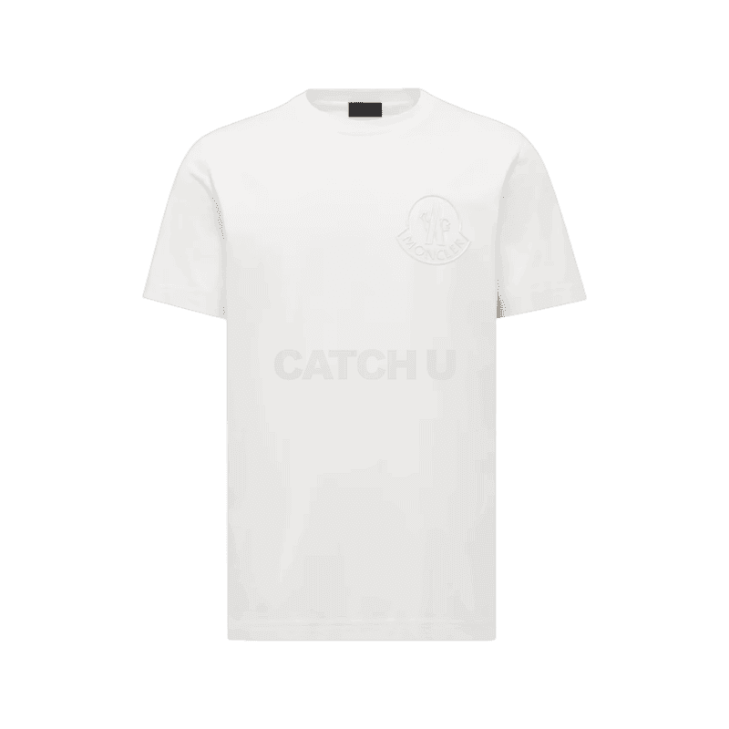 몽클레어 입체적인 로고 코튼 티셔츠 K20918C0002689AYW