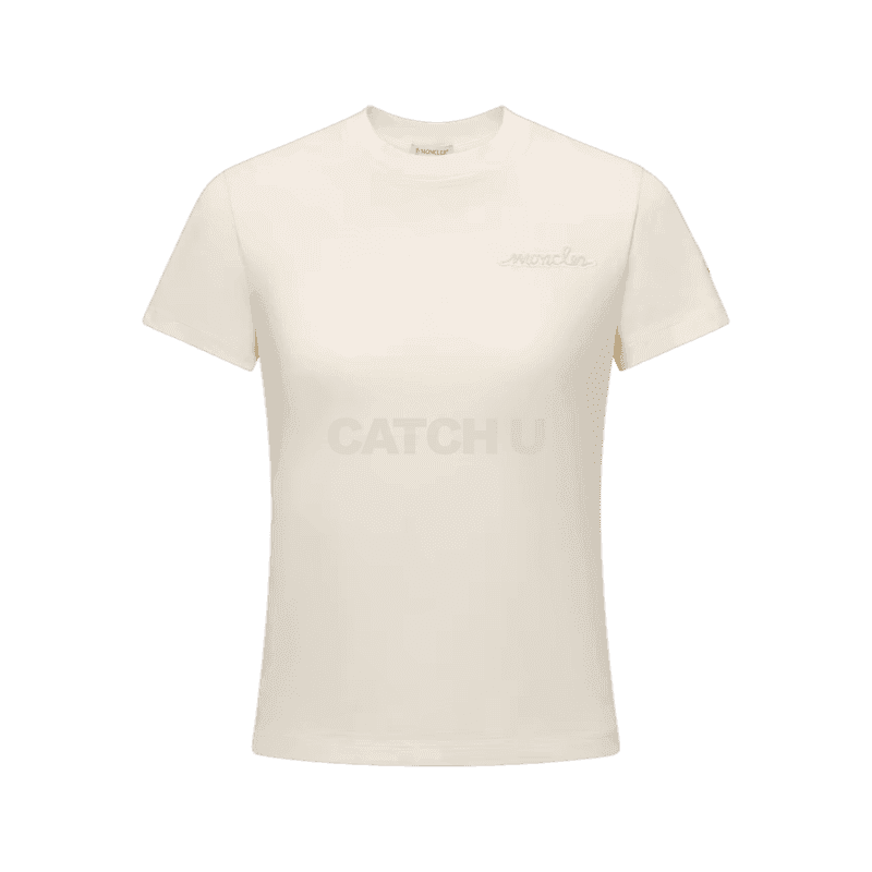 몽클레어 비즈 로고 코튼 티셔츠 K20938C0001989AIJ