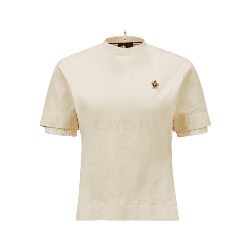 몽클레어 로고 패치 코튼 티셔츠 K10988C0000189AW1