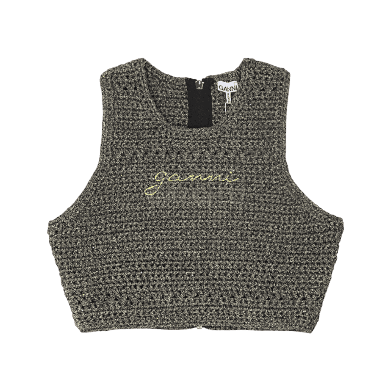 가니 (K1910 319)(크로셰 RACERBACK 탑) 90 , 95 [직매입정품]