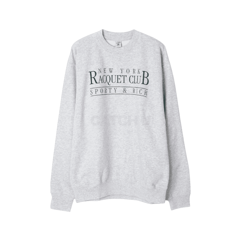 스포티앤리치 (CRAW2354HG 19)(NY 라켓 클럽 크루넥 맨투맨) 90 , 95 [직매입정품]