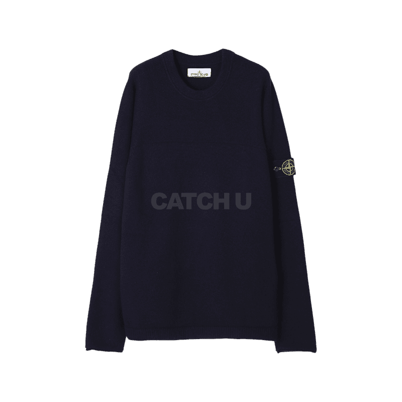 스톤아일랜드 (7915524A3 V0020)(램스울 크루넥 니트_레귤러핏) 93 , 98 [직매입정품]