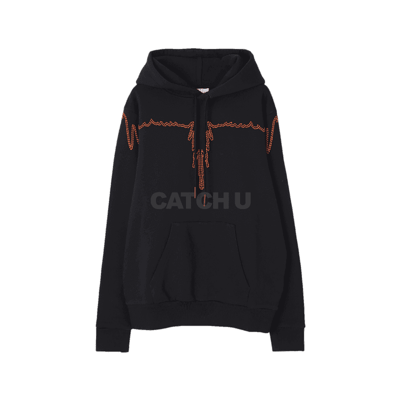 마르셀로불론 스티치 윙스 레귤러 후디 (CMBB007F23FLE004 1020) 105 , 110 [직매입정품]