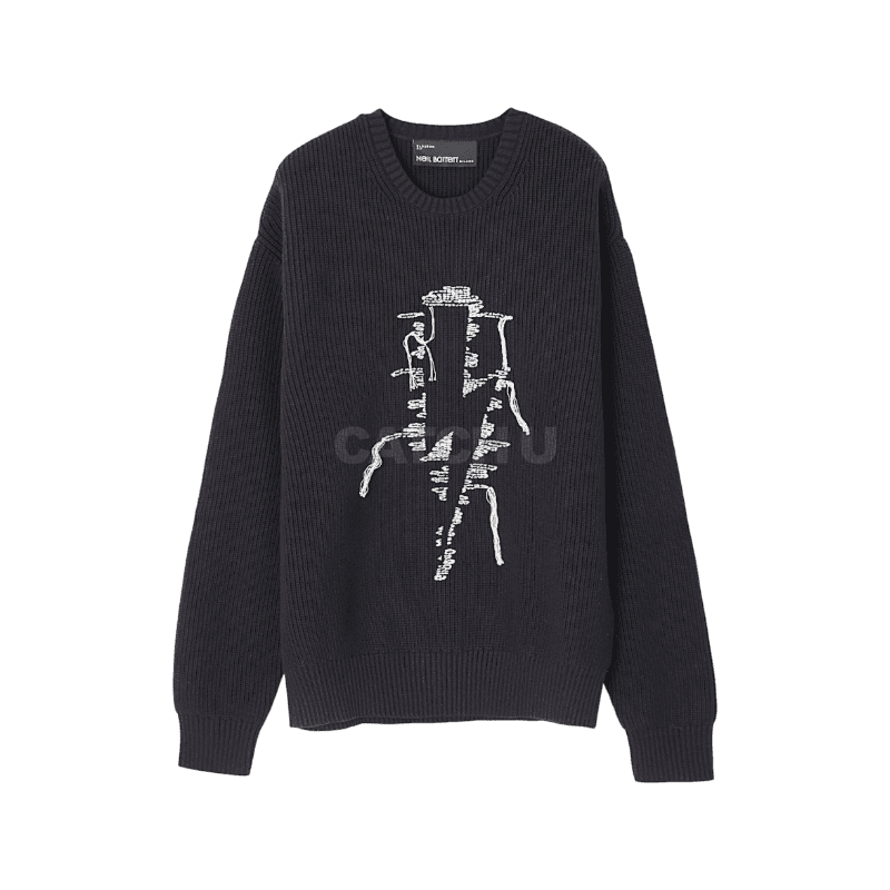 닐바렛 (NBV7MA159A-V608-042)(플로팅 인사이드 아웃 썬더볼트 스웨터) 90 , 95 , 105 [직매입정품]