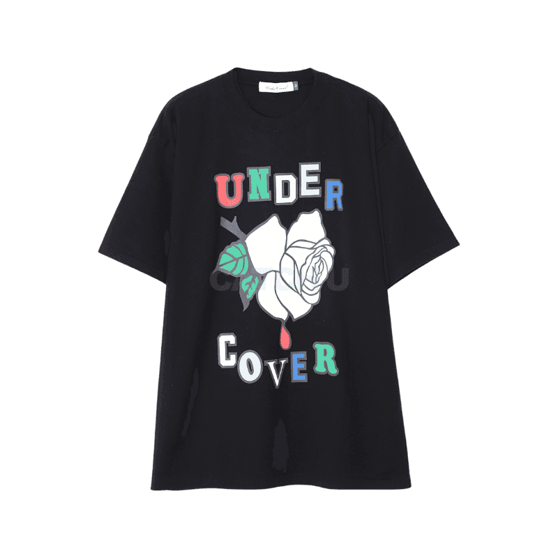 언더커버 그래픽 프린팅 반팔티 (UC2C3807 BLACK) 90 , 95 [직매입정품]