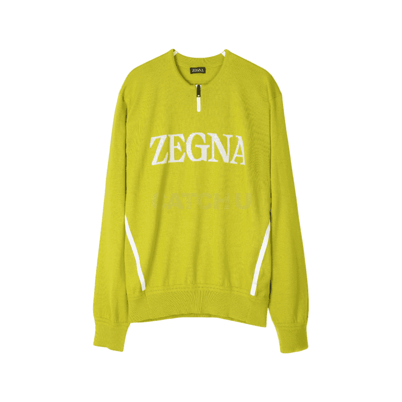 지제냐 쿼터 지퍼 니트 스웨터 (BCT111 UBY10 A5G05 722) 90 , 95 [직매입정품]