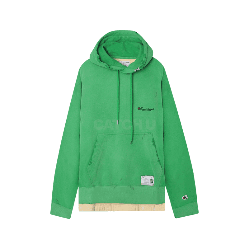 미하라 야스히로 디스트레스드 이펙트 오버사이즈 후디 (A10HD591 GREEN) 95 , 100 , 105 [직매입정품]