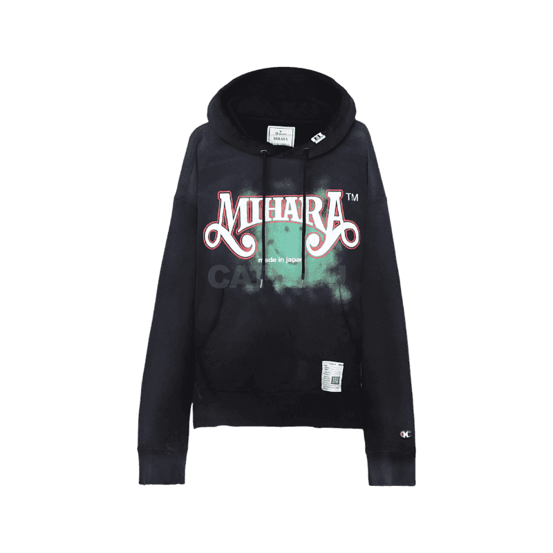 미하라 야스히로 그래픽 프린트 후디 (J10HD512 BLACK) 95 , 100 [직매입정품]