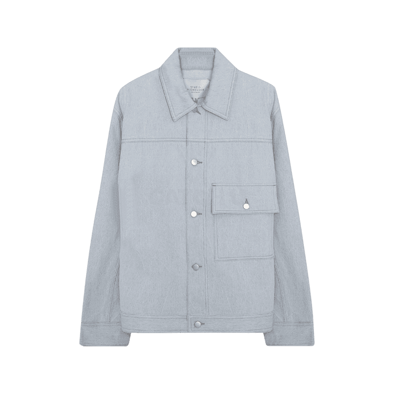 스튜디오 니콜슨 LAZAR SNM DENIM JACKET ICE BLUE (840)(라자르 데님 자켓) 90 , 95 [직매입정품]