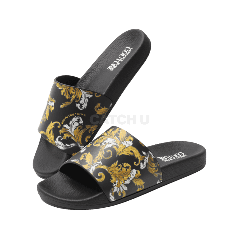 베르사체 Outline Barocco Sliders (78VA3SQ3ZS365 G89)(아웃라인 바로코 슬라이드) 230, 240, 250, 260 [직매입정품]