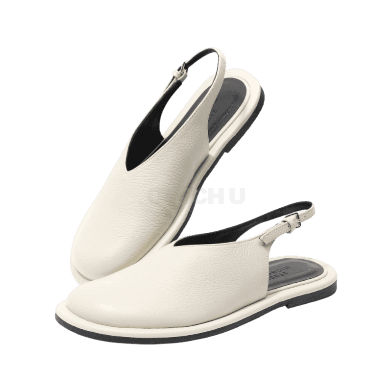 스튜디오 니콜슨 PALEY SNW FLAT SLINGBACK PARCHMENT (1653)(팔레이 플랫 슬링백) 235, 240 [직매입정품]