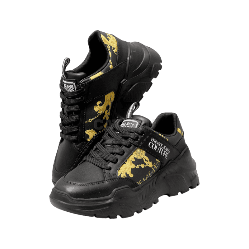 베르사체 Chain Couture Speedtrack Trainer (77YA3SC2 ZP324 G89)(스피드트랙 스니커즈) 260, 270 [직매입정품]