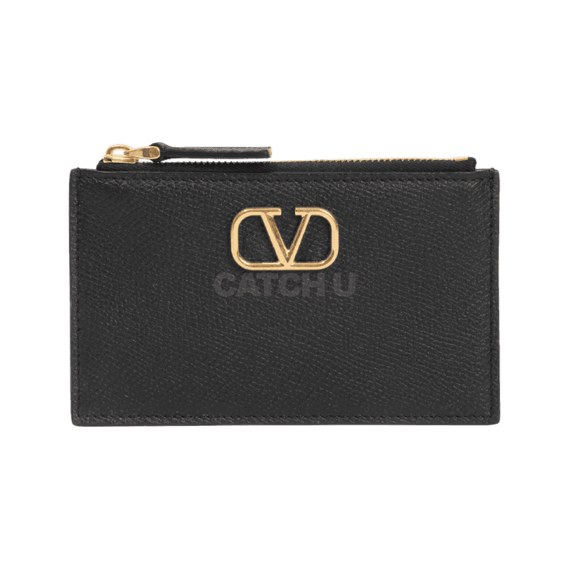 발렌티노 V 로고 시그니처 카드 케이스 (6W0P0W17 SNP 0NO / 6W2P0W17 SNP 0NO) [직매입정품]