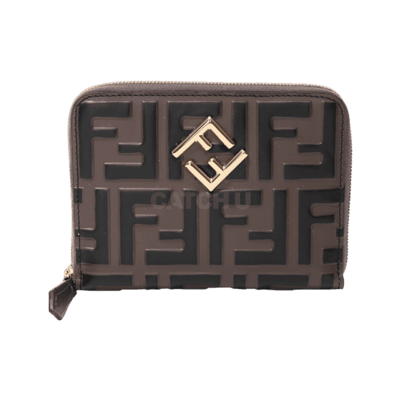 펜디 (8M0508 ADYM F13VK)(FF 다이아몬드 지퍼 어라운드 미디엄 지갑) [직매입정품]